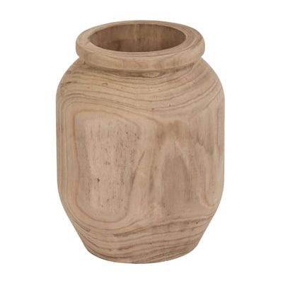 BigBuy Garden Plantenpot van paulownia-hout, 26 x 36 x 47 cm