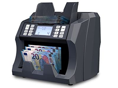 Detectalia V75 - Contador y detector de billetes para cualquier divisa - 27 x 21 x 24 cm