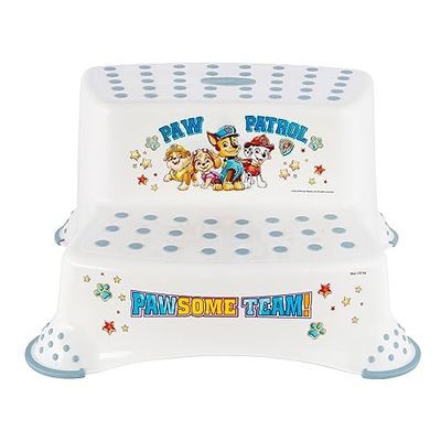keeeper PAW Patrol-ståpall med två trappsteg, För barn i åldern 3-14 år, Halksäker, Igor, Vit
