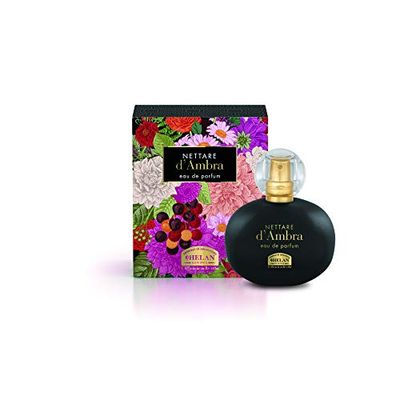 Helan, Nettare d'Ambra - Profumo Donna Sensuale Floreale, Eau de Parfum Femminile Sentori Gourmand di Vaniglia, Profumi Donna Leggeri con Fragranza Orientale di Patchouli e Legni, Made in Italy, 50 ml