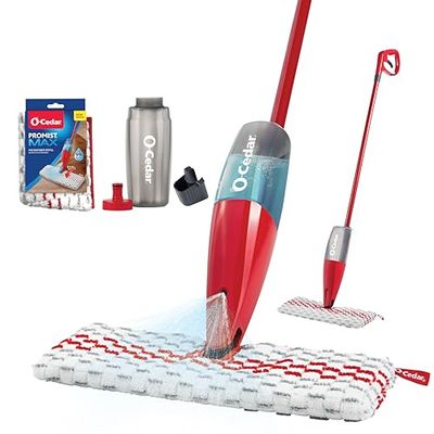 O-Cedar ProMist Max - Scopa spray con 1 ricarica extra