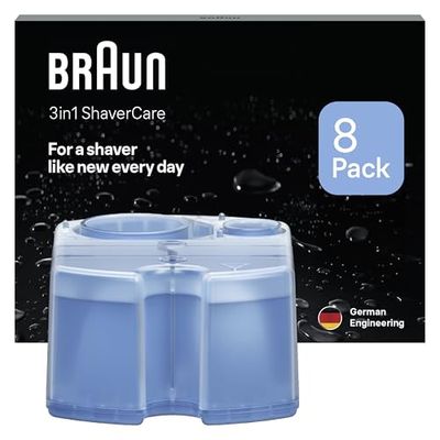 Braun 3in1 ShaverCare SmartCare Center Refill Cartridges, 8 Pack