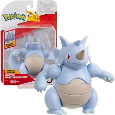 Pokémon PKW3418 - Statuina ufficiale di battaglia, motivo: Rizeros, 11,5 cm