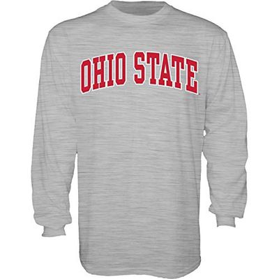 Blue 84 Team Name Long Sleeve T Shirt Camiseta de Manga Larga con Nombre del Equipo de Arching Dark Heather, Gris Jaspeado Oscuro, XL para Hombre
