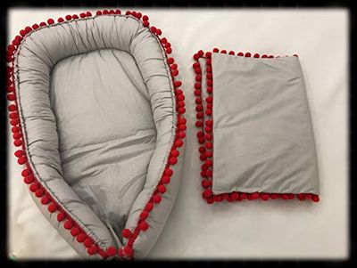 Multifunctioneel babynest Cocoon Baby Baby Baby Cocoon Bumper Reiswieg 100% Katoen Anti-allergeen+deken