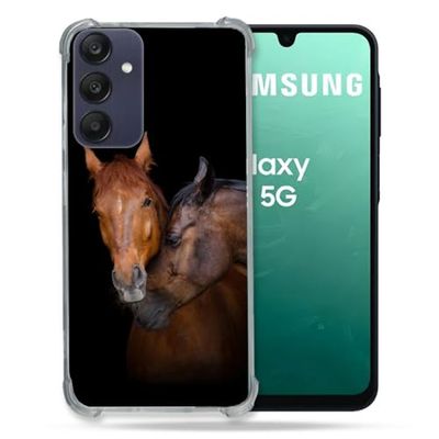 Cokitec Cover rinforzata per Samsung Galaxy A16 5G Animal Horse, colore: Marrone