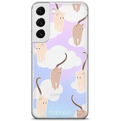 ERT GROUP etui na telefon Samsung S22 PLUS, case oryginalny i oficjalnie licencjonowany przez Babaco, wzór Cats 015, optymalnie dopasowane, plecki z TPU częściowo przeźroczyste