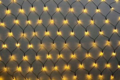 WatioWave 200 x 50 cm. Couverture 100 LED lumière chaude IP44