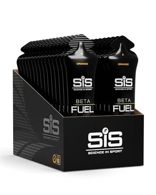 Science in Sport Beta Fuel Gels Dual Source Energy Gel, Orange Flavour, 40g of Carbs Per Pack, 60 ml Pack (30 Pack)