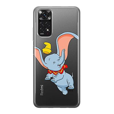 ERT GROUP mobiltelefonfodral för Xiaomi REDMI NOTE 11S 4G / REDMI NOTE 11 4G originalt och officiellt licensierat Disney mönster Dumbo 015, gedeeltelijk transparant