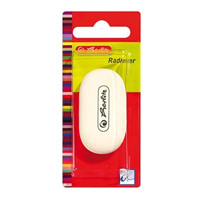 Herlitz Oval Shape Eraser - White