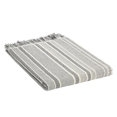 Alexandra House Living Beach Towel Salines Grey 125 x 180 cm