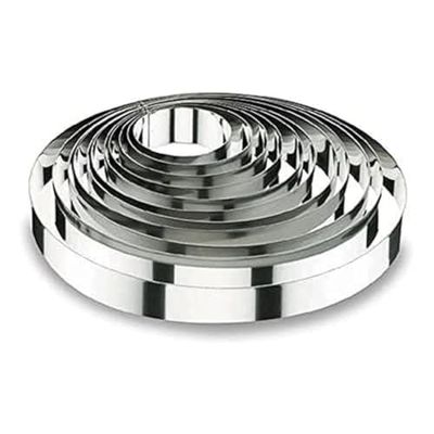 Lacor - 68512 - Aro redondo rato 12 x 4,5 cm Inox