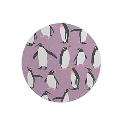 Questo Casa, Tapis de Souris Rond imprimé numérique avec Fond antidérapant pour Bureau et Maison Diamètre 22 cm