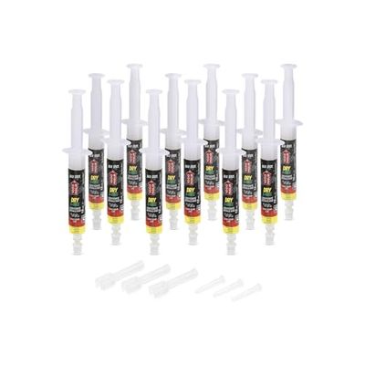 1000 Miglia BKR 5101 E-BIKE DRY Lubrificante Catena Bici Elettriche, Condizioni Asciutte e Polverose, Siringhe + applicatori Drop e Huggie System, formula fluorescente profumata - 144 ml (12x12 ml)