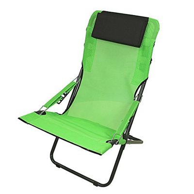 FRIDANI Sedia da Campeggio RCG 100 Sedia Pieghevole poggiatesta Sedia da Giardino XXL Confortevole