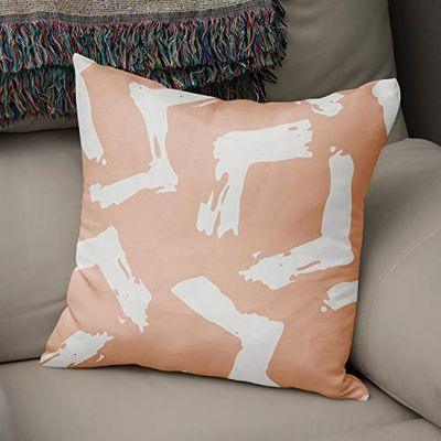 BonaMaison Housse de Coussin Motif, Motif aléatoire Taie d'oreiller pour Lit Voiture Canapé Maison Salon Chambre, Décoration D'intérieur, 43x43cm - Conçu et Fabriqué en Turquie