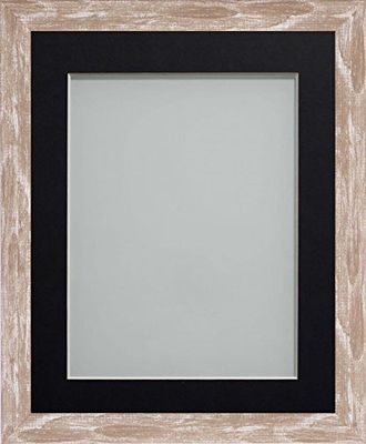 Frame Company Camber Range Brown Picture Photo Frame with Black Size, 7x5-inch Mounted for 6x4-inch Image