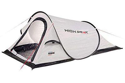 High Peak Werptent Campo 2, pop-up, voor 2 personen, festivaltent met badbodem, super lichte werptent met snelopening, 1500 mm waterdicht, UV 60 zonwering, ventilatiesysteem, muggenbescherming