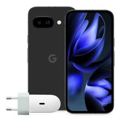 Google Pixel 9a – Smartphone Android sbloccato con fotocamera AI, batteria che dura tutto il giorno e funzioni di sicurezza avanzate – nero ossidiana, 256GB + Charger