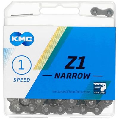 KMC Z1 Cadena, Unisex Adulto, marrón, Narrow (3/32”)
