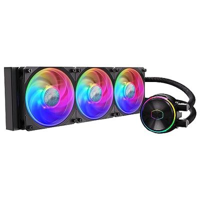 Cooler Master MasterLiquid PL360 Flux 30th Anniversary Edition - Refroidisseur Liquide CPU, 3 x Ventilateurs 120mm, Radiateur 360mm, Contrôleur RGB Gen2 Inclus, Compatible AMD & Intel
