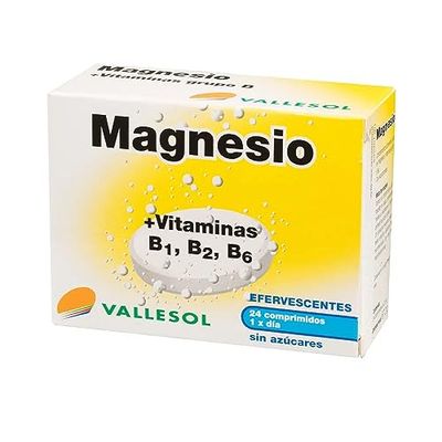 MAGNESIO + vitaminas b1, b2 y b6 2 x 24 comprimidos