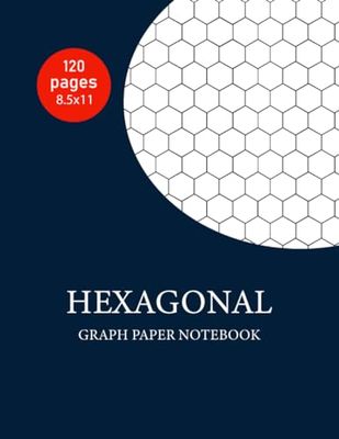 Hexagonal Graph Paper Notebook: Organic Chemistry And Biochemistry Note Book, 120 pages