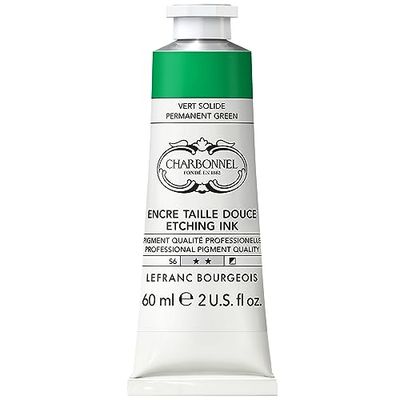 Lefranc Bourgeois Charbonnel Encre Taille Douce 60ml Vert Solide