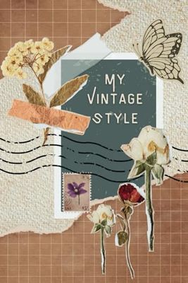 Vintage Style Notebook: A beautifully Styled Squared Journal, 6x9, For School And Work