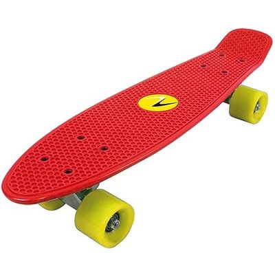 Skateboard Freedom Nextream 4 kleuren tafel en wielen, duurzaam sport (rood - geel)