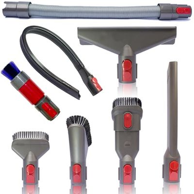Accessoires d'aspirateur pour Dyson V11 V10 V8 V7 Plus Tuyau d'extension flexible et outil de nettoyage pour sèche-linge