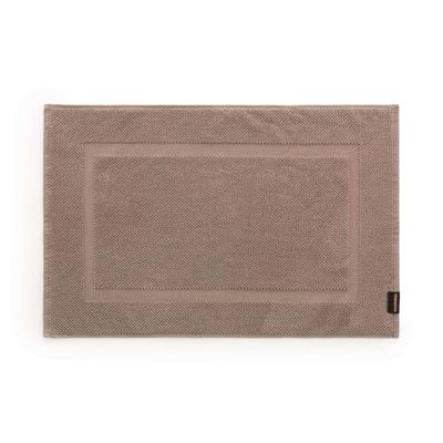 TOALLA ALFOMBRÍN 100% ALGODÓN PEINADO 650 GR. TAUPE 50X80