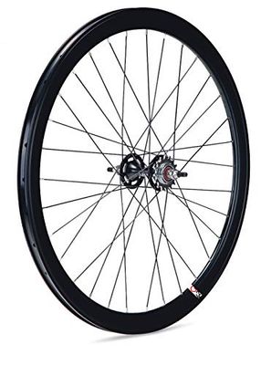RUEDA PISTA FIXED 42 MM NEGR CARRETE NEGRO TRASERA