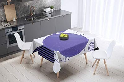 Bonamaison köksdekoration, bordsduk, 145 cm x 145 cm – designad och tillverkad i Turkiet