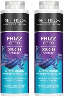 JOHN FRIEDA Frizz Ease Shampooing Boucles Couture 500 ml (Lot de 2)