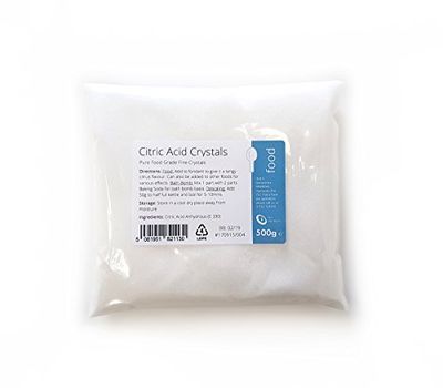 Intralabs 500g Citric Acid - Pure Food Grade Fine Crystals