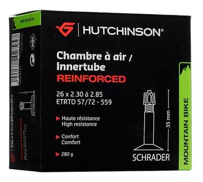 HUTCHINSON CV654111 Câmara de ar para bicicleta, tamanho 26 x 2,30/2,85 (57-559 à 62-559)