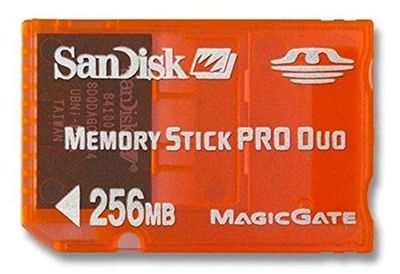 SanDisk Memory Stick Pro Duo - Tarjeta de Memoria de 256 MB