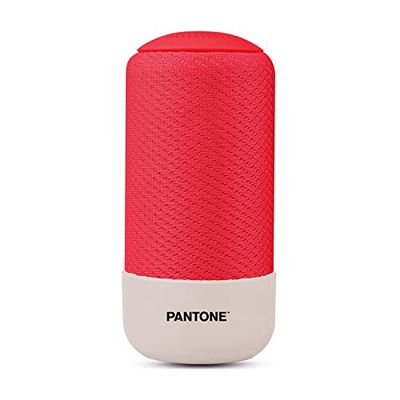 Pantone Celly, Speaker Wireless Linea, Cassa con Tecnologia Bluetooth 5.0, Potenza Output 5W, Fino a 10 Ore di Riproduzione, Speaker Portatile con Controllo da Remoto, Porta Jack 3.5 mm, Red