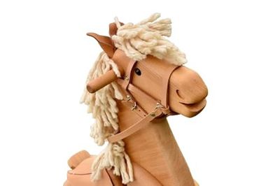 Rülke Holzspielzeug- Jo Caballo mece, Color Naturaleza (50033)