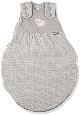 Sigikid Slaapzak 2,5 TOG van biologisch katoen voor pasgeborenen en baby's, meisjes en jongens in de maten 50/56 en 62/68, grijs, 50 cm