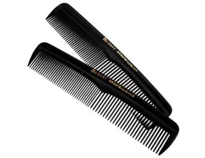 2 fickor kammar svart 13 cm skönhet okrossbar