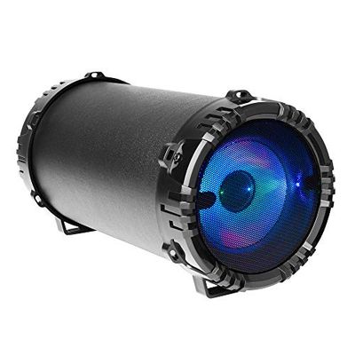 Mars Gaming MSB0, Altifalante portátil Bluetooth de 10 W (USB, Micro Sd, Rgb Flow), sem fios e sem fios/Micro-USB, preto