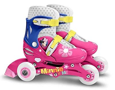 Stamp SAS Minnie regolabile Two in One 3 Wheels Skateboard Size 27 – 30 Colore Pink j100930