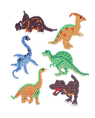 Diamond Painting stickerset, motief dinosaurus, knutselset voor het maken van stickers met glittersteentjes, voor kinderen vanaf 5 jaar