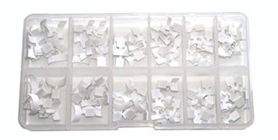 World of Nails-Design Mini French White Nail Tips in Box of 120