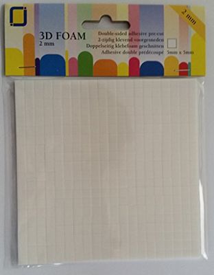 Personal Impressions 3.3100 Double Sided Foam Squares, Multicolour
