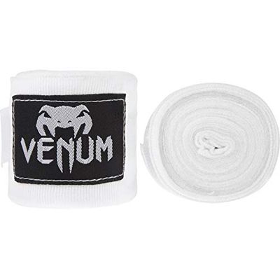VENUM Kontact, ligaduras de boxe unissexo para adultos, branco (branco), 2,5 m