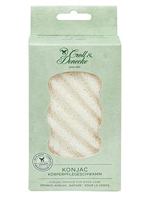 Croll y Denecke Natural Konjac Esponja Cuerpo - Blanco